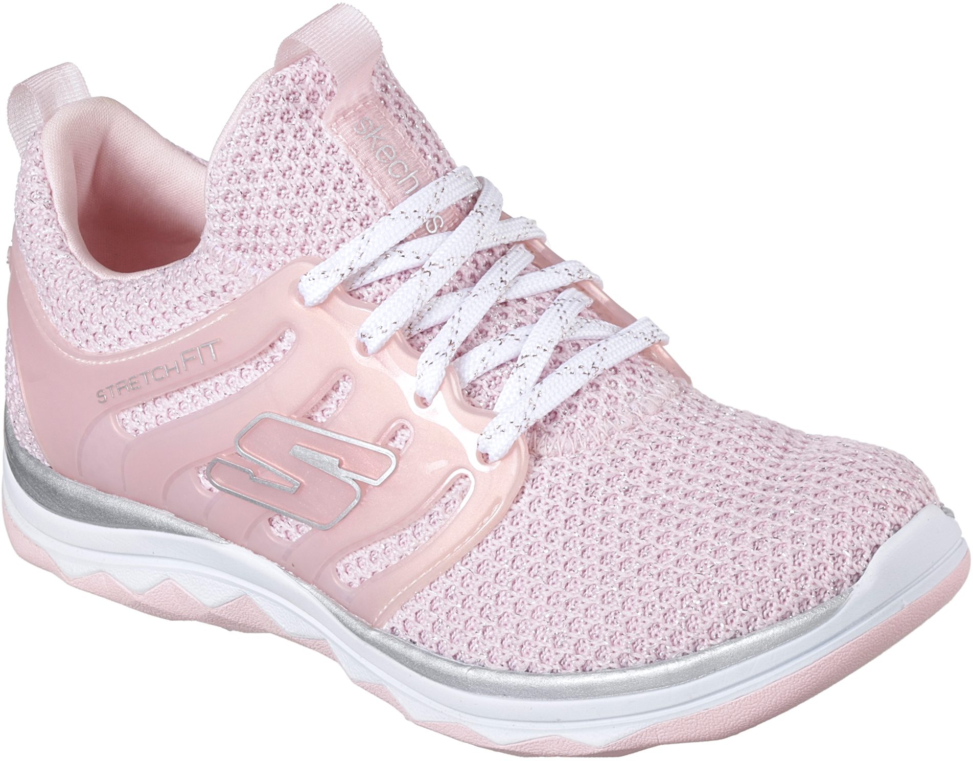 Skechers Diamond Runner Sparkle Sprints Light Pink 81561L LTPK Girls Trainers Humphries Shoes
