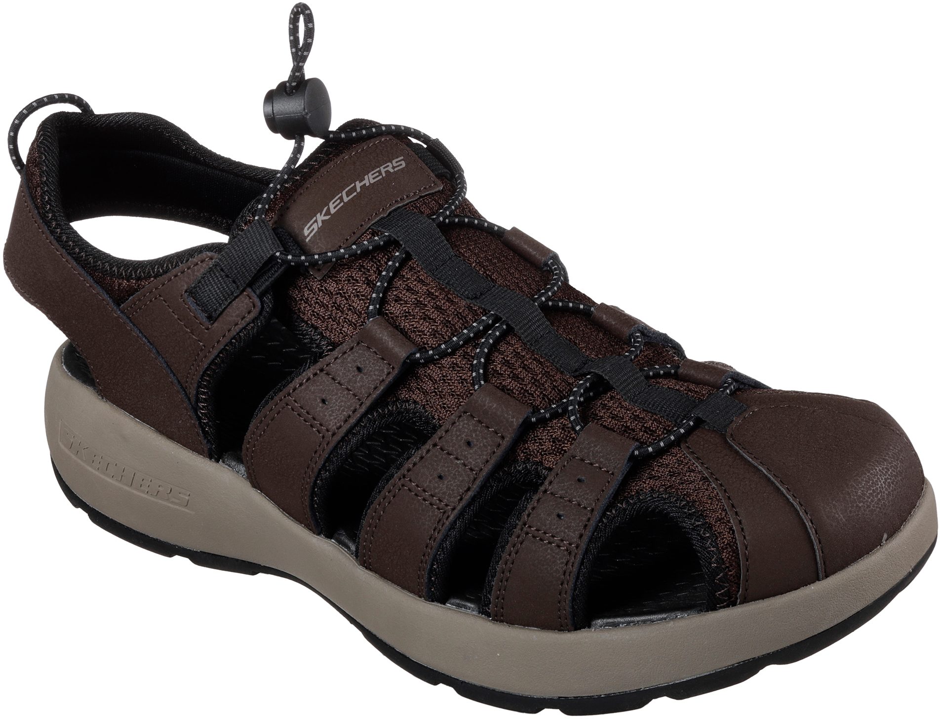 Skechers Melbo - Journeyman 2 Brown 51834 BRN - Full Sandals ...