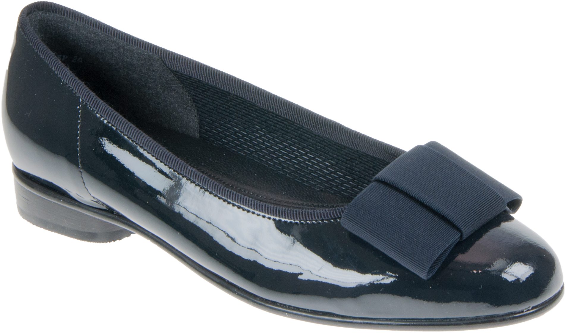 Blive gift nul Stereotype Gabor Assist Navy Patent 05.100.96 - Ballerina Shoes - Humphries Shoes