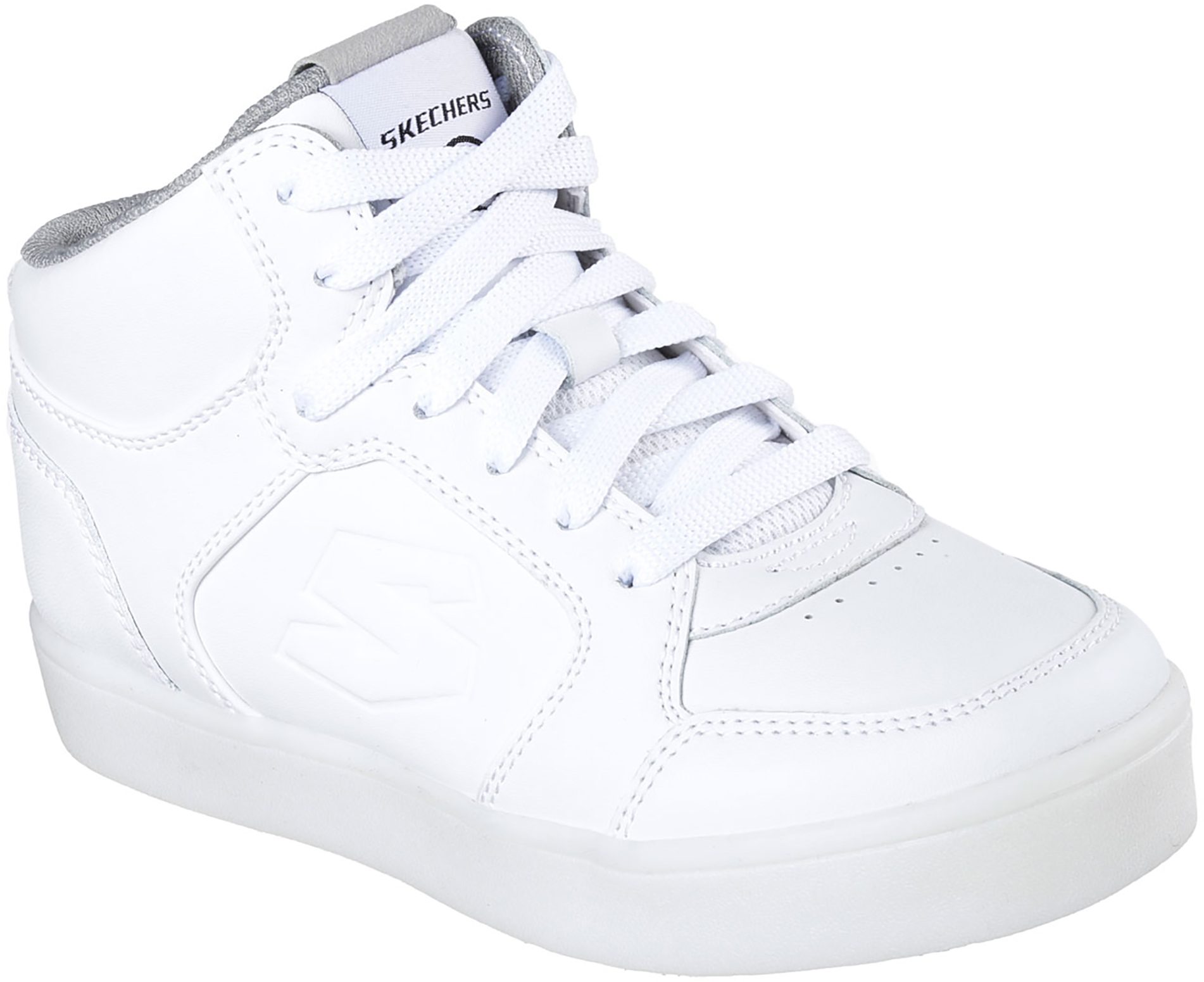 Skechers Energy Lights Boys White 90600L WHT - Boys Shoes - Humphries Shoes