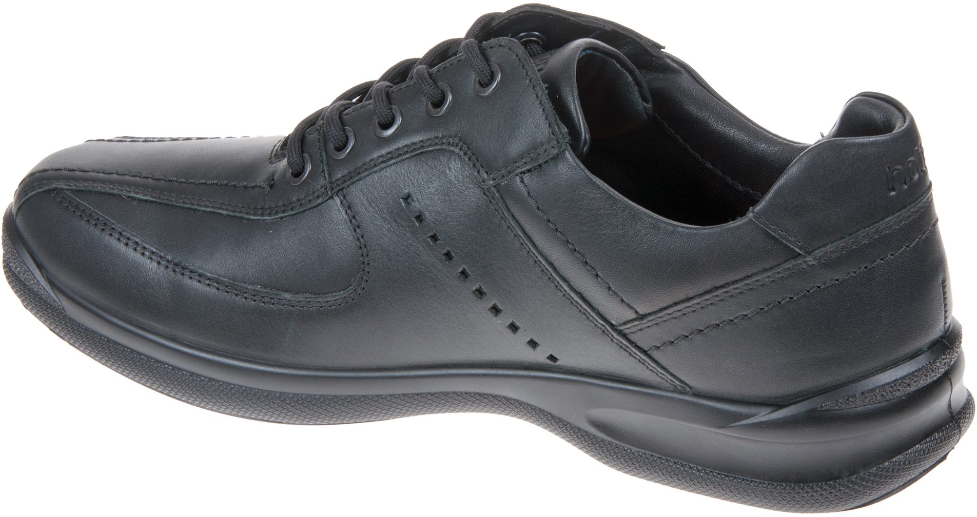 Hotter Lance Jet Black Casual Shoes Humphries Shoes