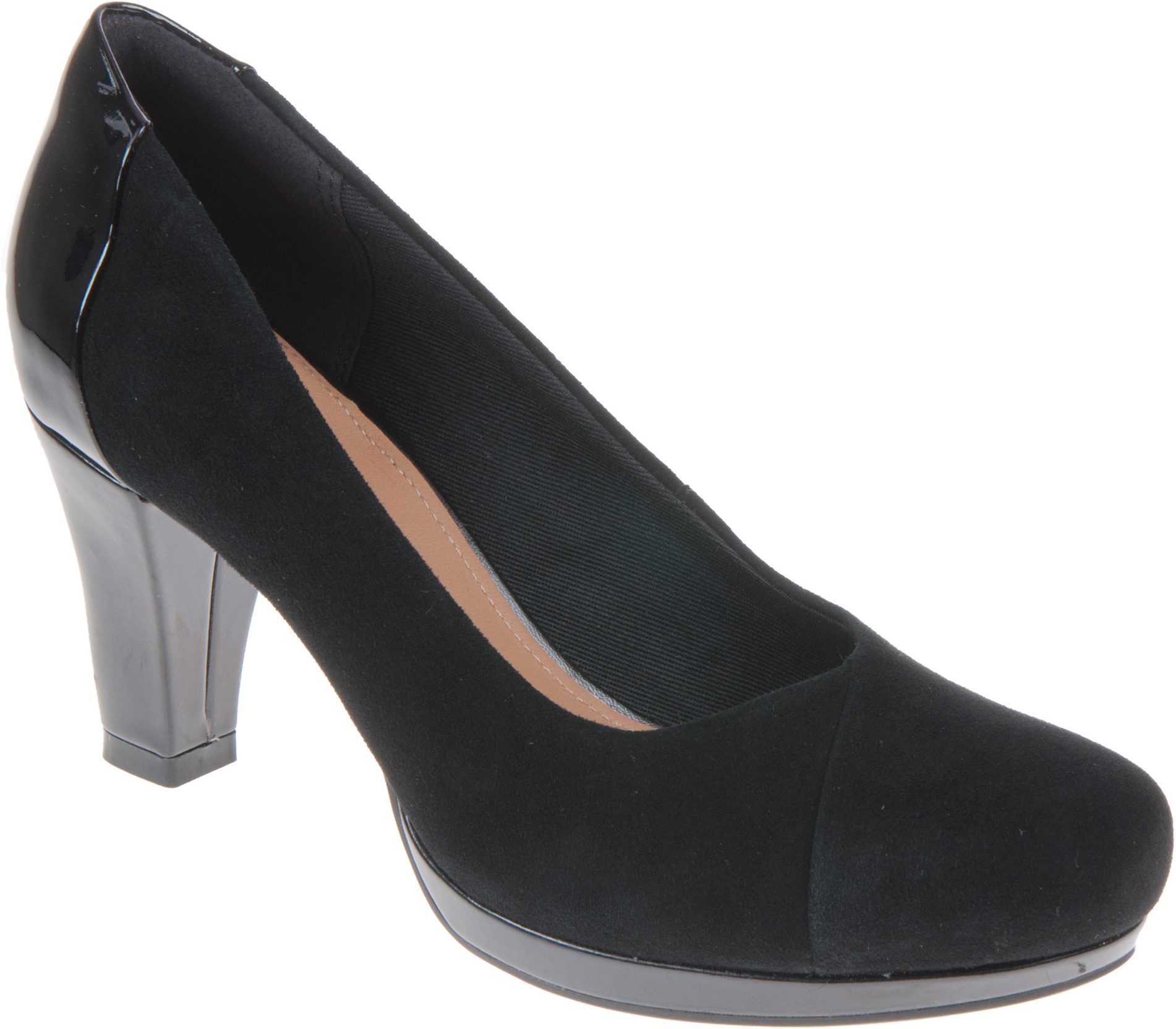 Chorus Carol Black Combi 26128819 - Court Shoes Humphries Shoes