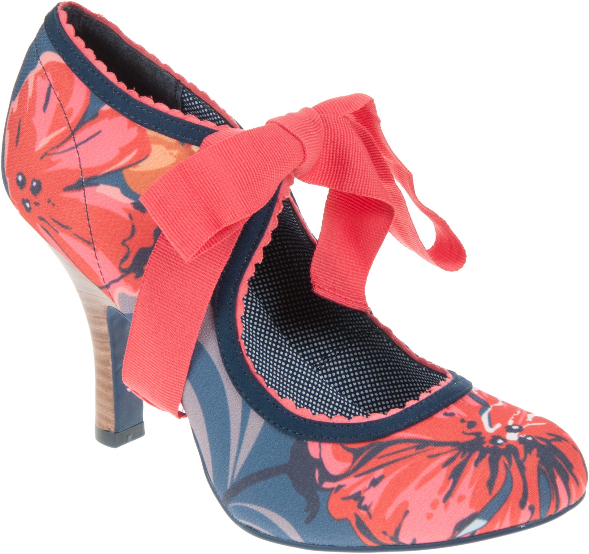 Ruby Shoo Willow Coral 09177 Court Shoes Humphries Shoes