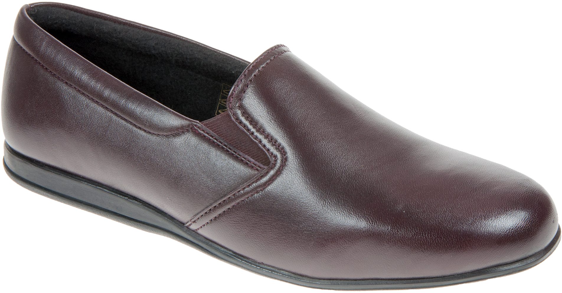 Draper of Glastonbury Mark Wine 22727 Full Slippers Humphries Shoes