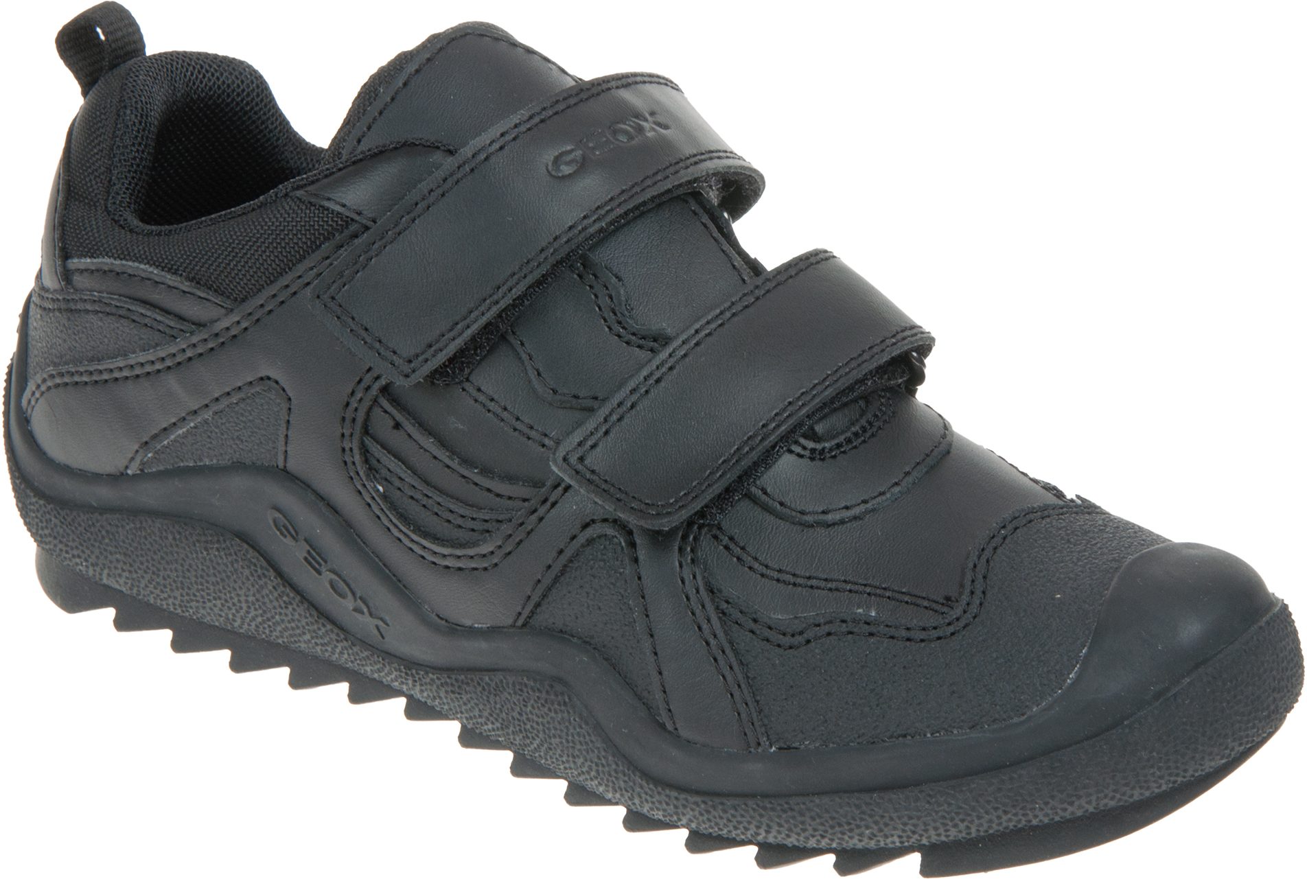 Geox Attack Black J4434A05443C9999 Boys School Shoes Humphries Shoes