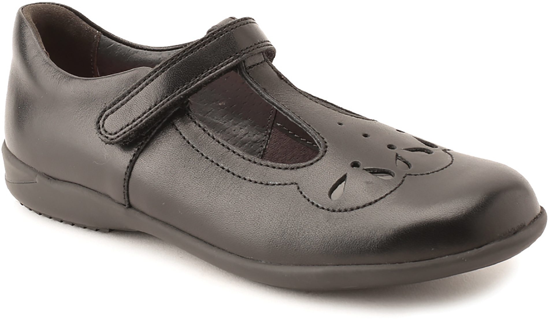 Start-Rite Poppy Black Leather 2747_7 - Girls School Shoes - Humphries ...