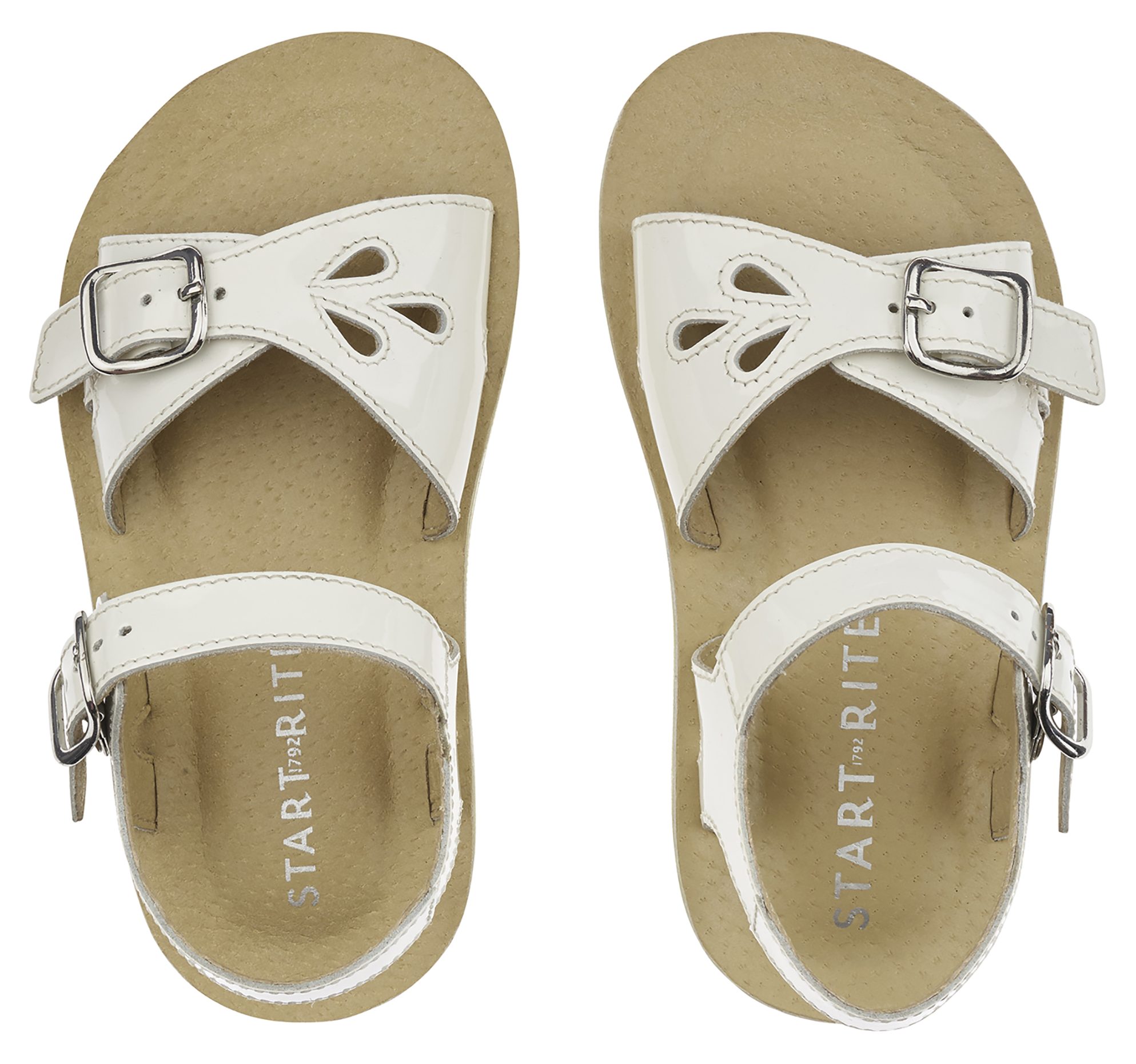 Start-Rite Soft Harper White Patent 5181_4 - Girls Sandals - Humphries ...