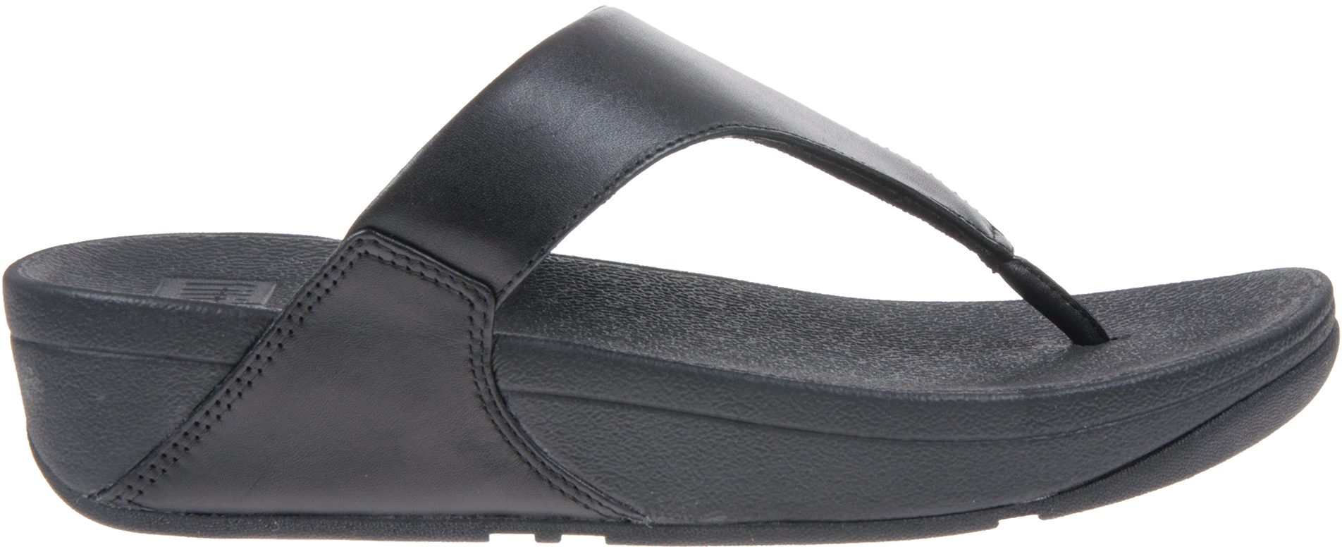 FitFlop Lulu Leather Black I88-001 - Toe Post Sandals - Humphries Shoes
