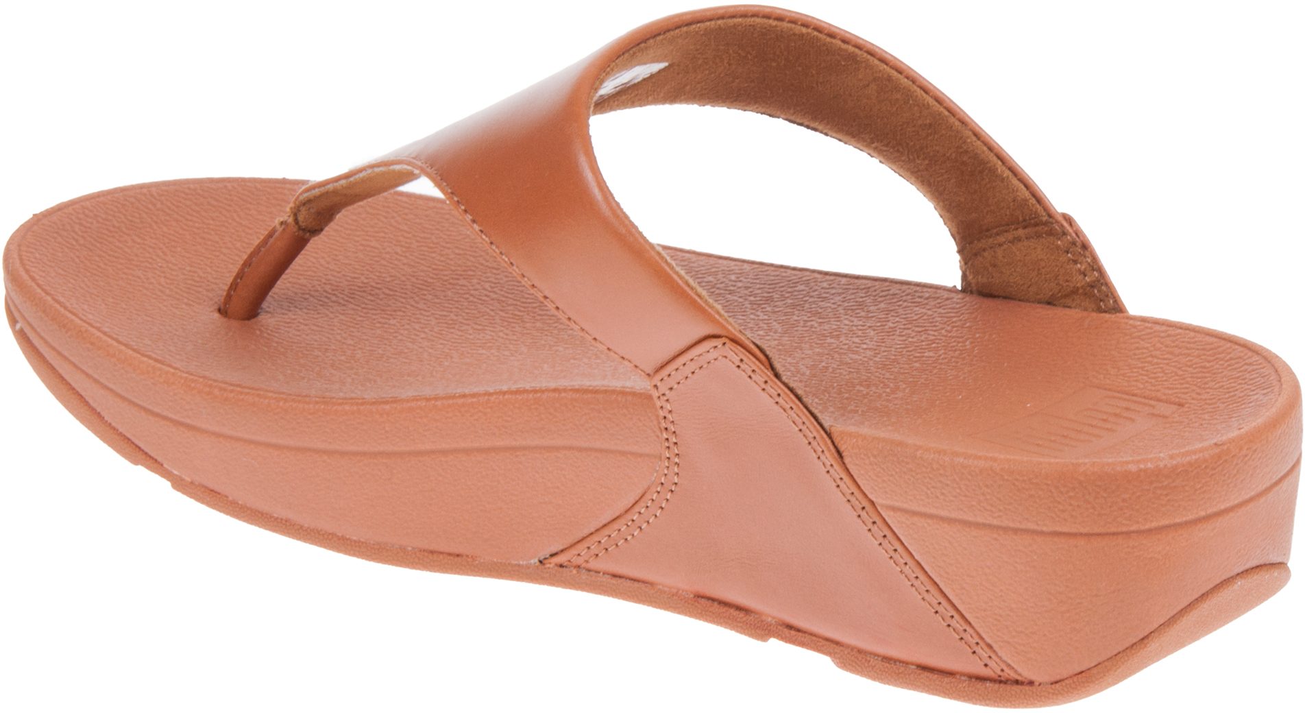 FitFlop Lulu Leather Caramel I88-098 - Toe Post Sandals - Humphries Shoes