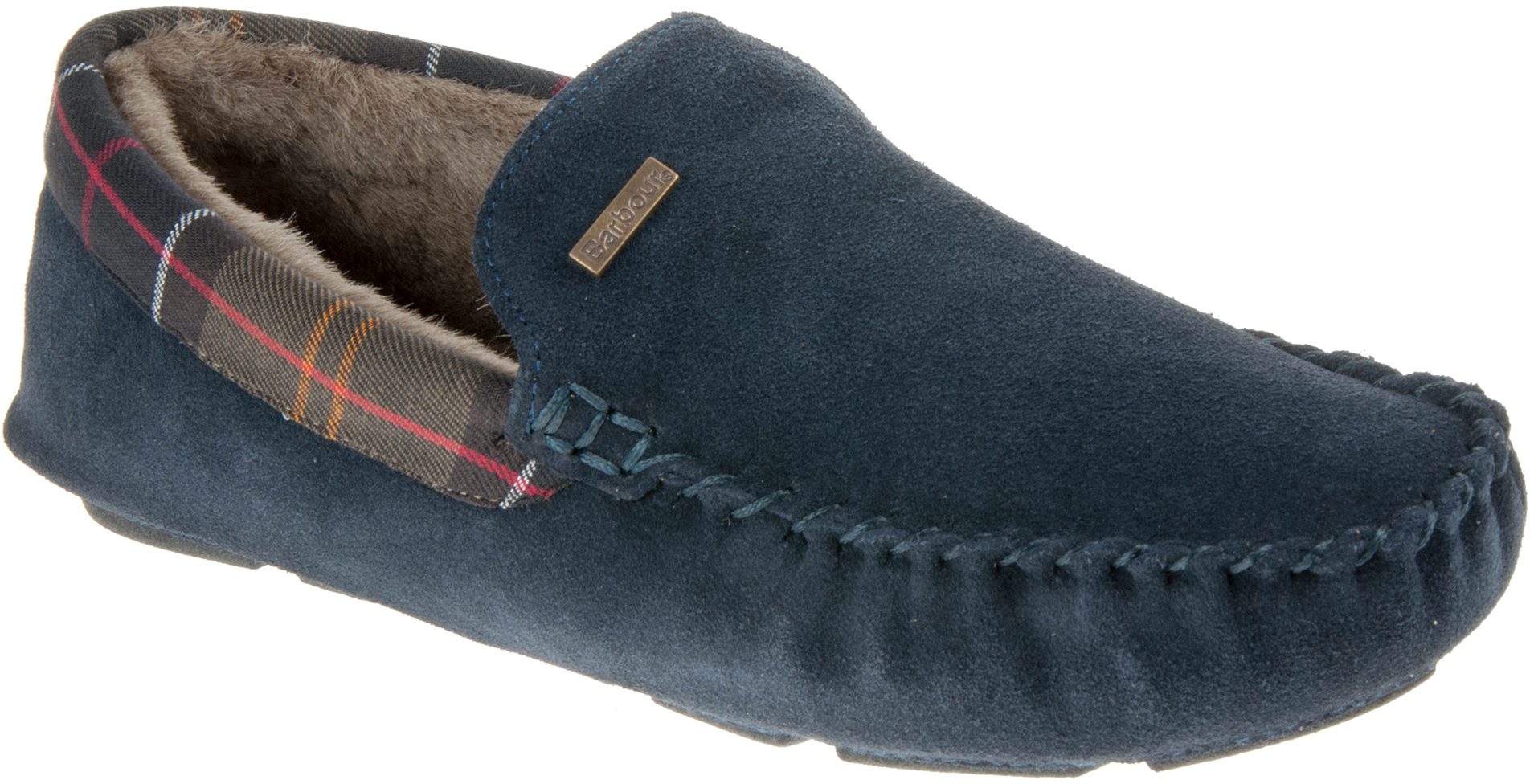 Barbour Monty Navy Blue MSL0001NY52 - Full Slippers - Humphries Shoes