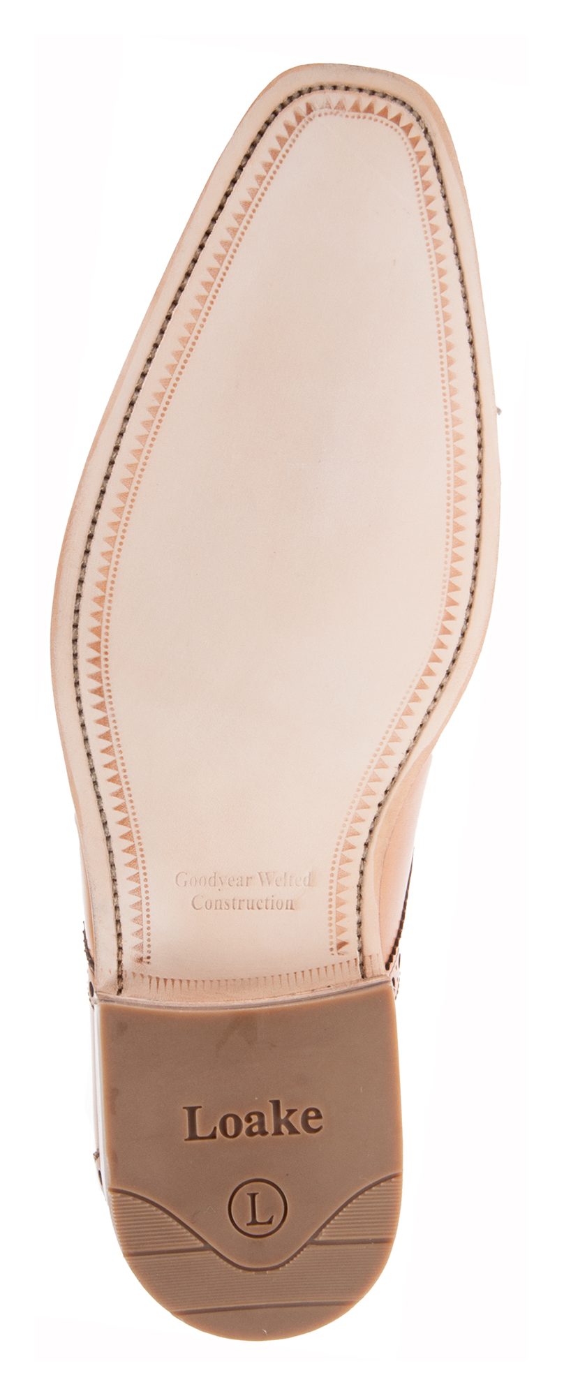loake tan foley brogue shoe