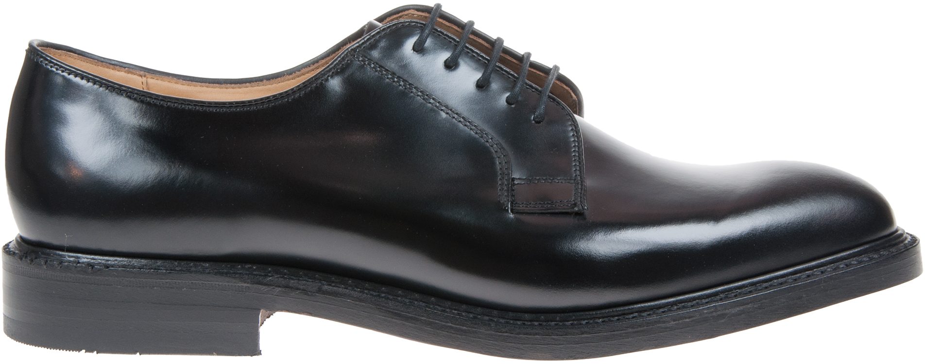 Loake 771 Black Polished Leather 771B - Formal Shoes - Humphries Shoes