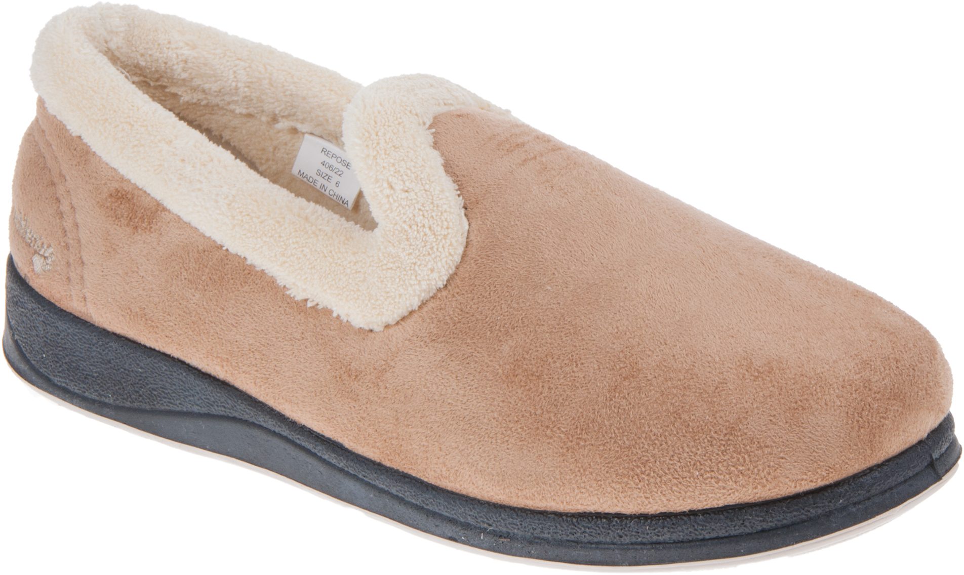 Padders Repose Camel 406/22 Full Slippers Humphries Shoes