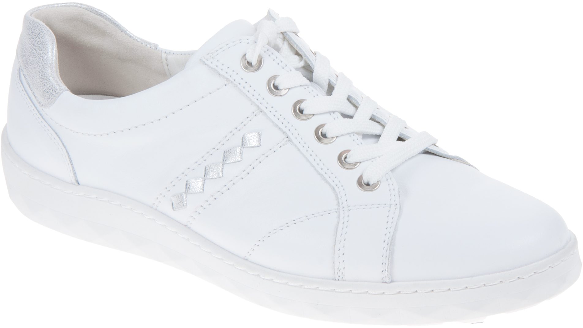 Waldlaufer Herne White / Silver 921004 201 150 - Everyday Shoes ...