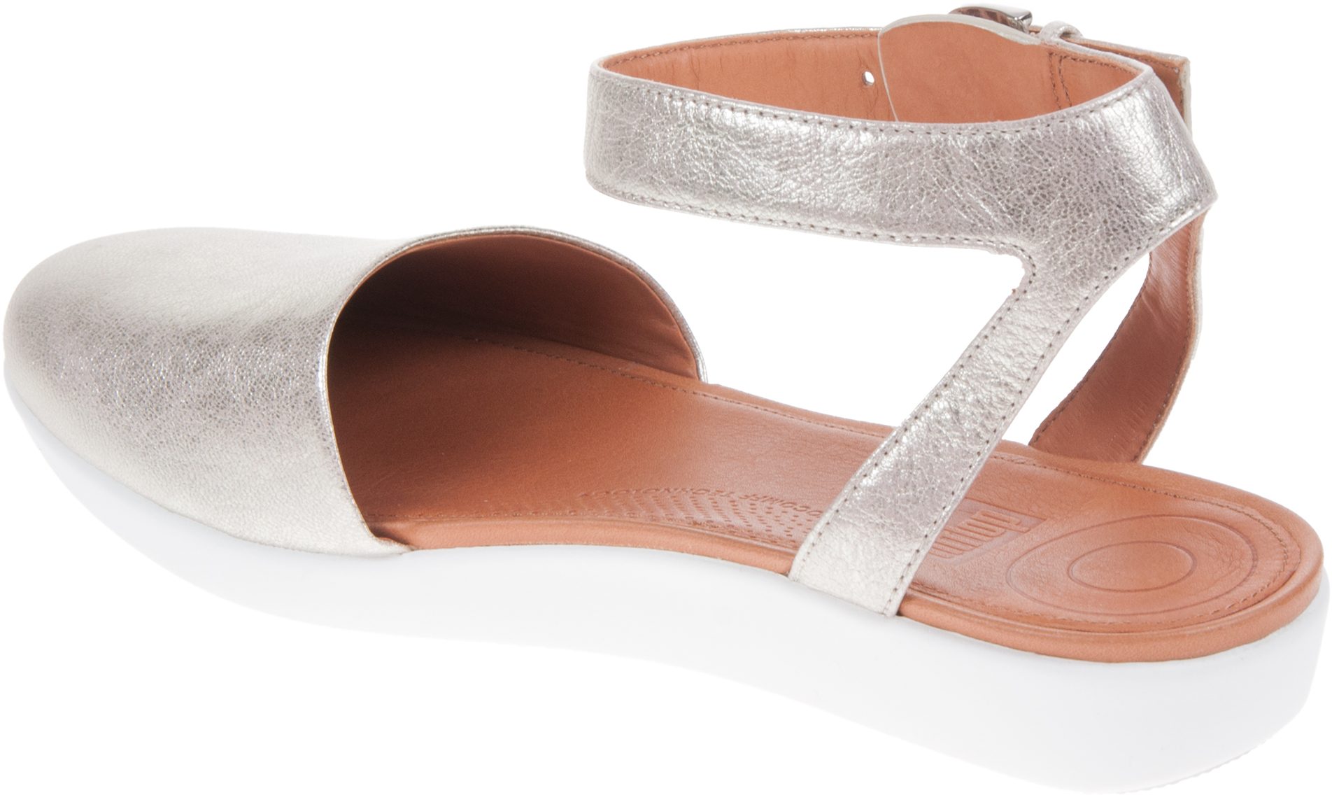 fitflop cova metallic silver