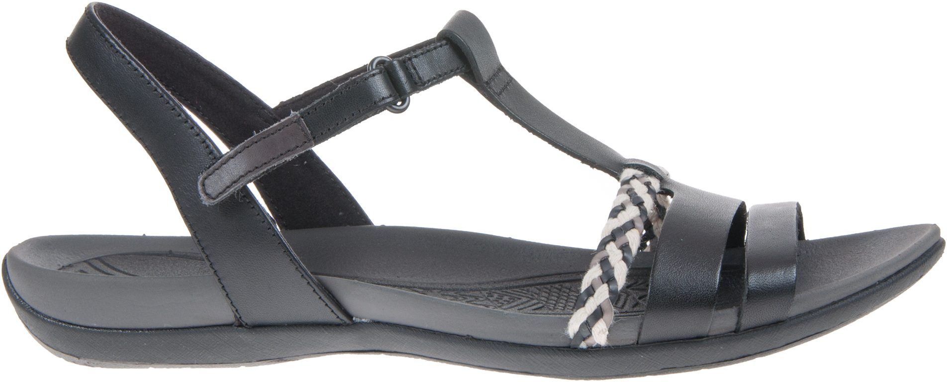 Clarks Tealite Grace Black Leather 26124583 - Full Sandals - Humphries ...