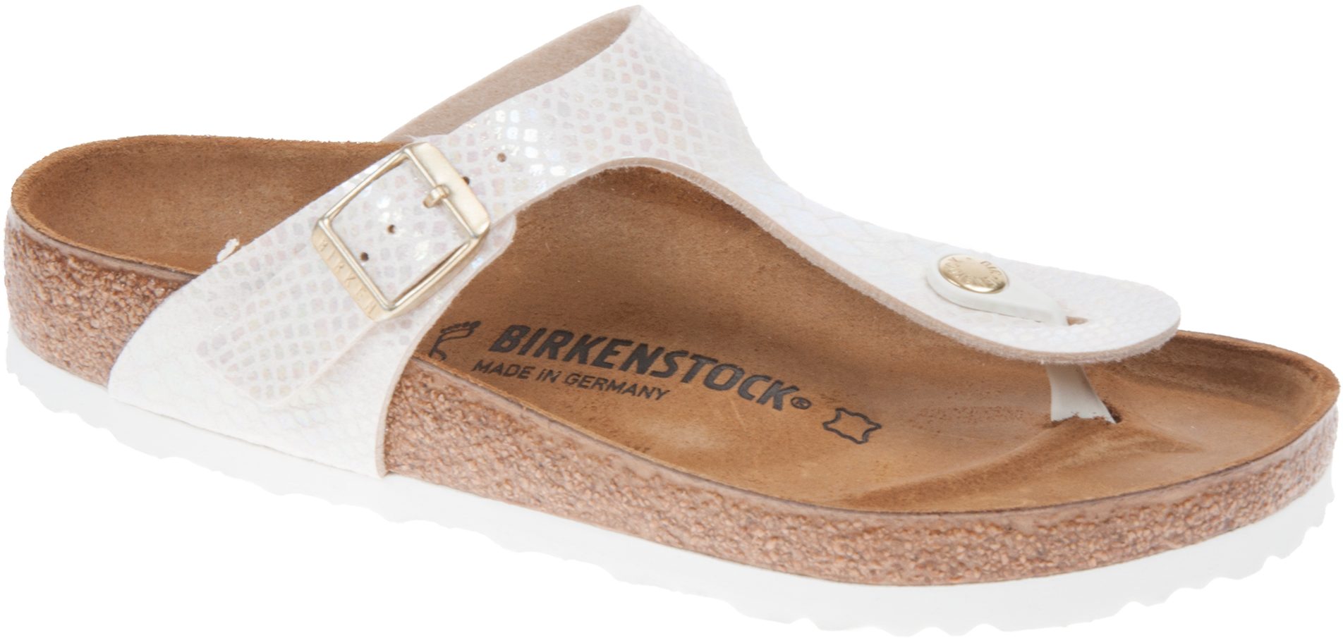 birkenstock gizeh white snake