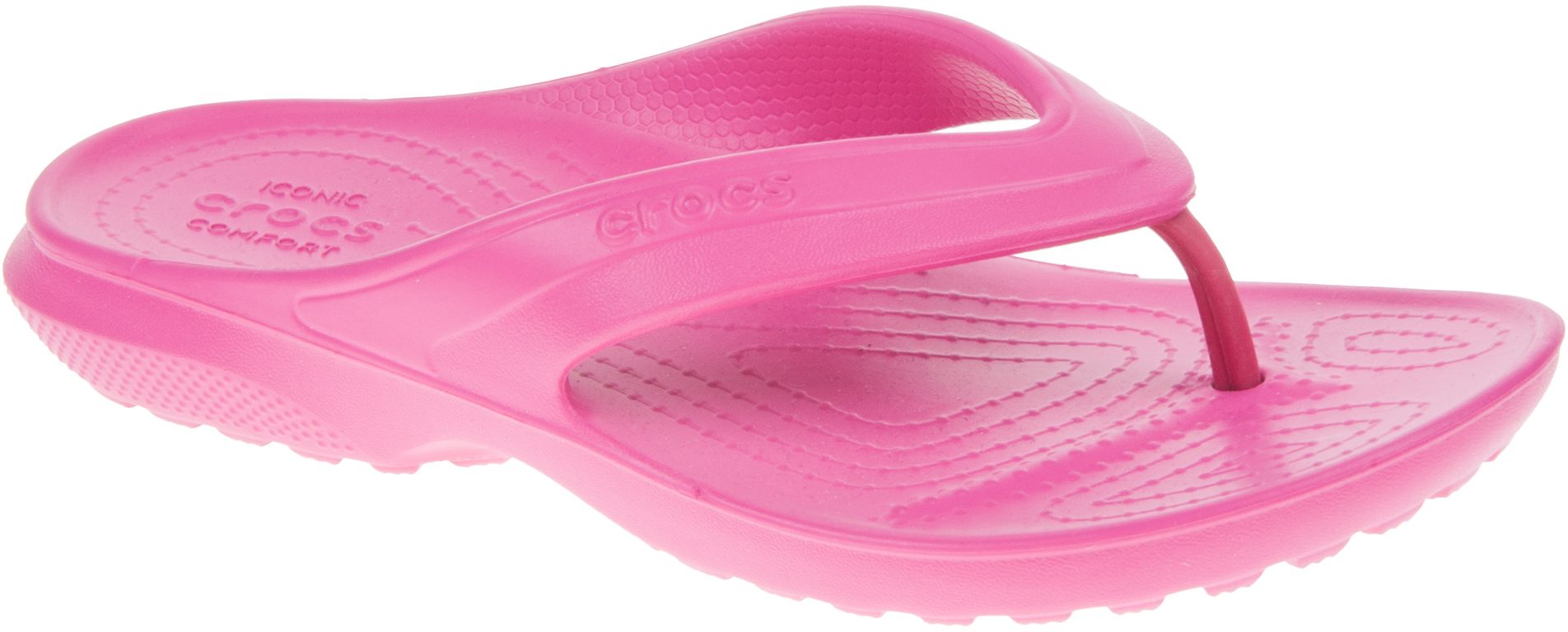 Crocs Kids Classic Flip Junior Candy Pink 202871 6X0 - Girls Sandals ...