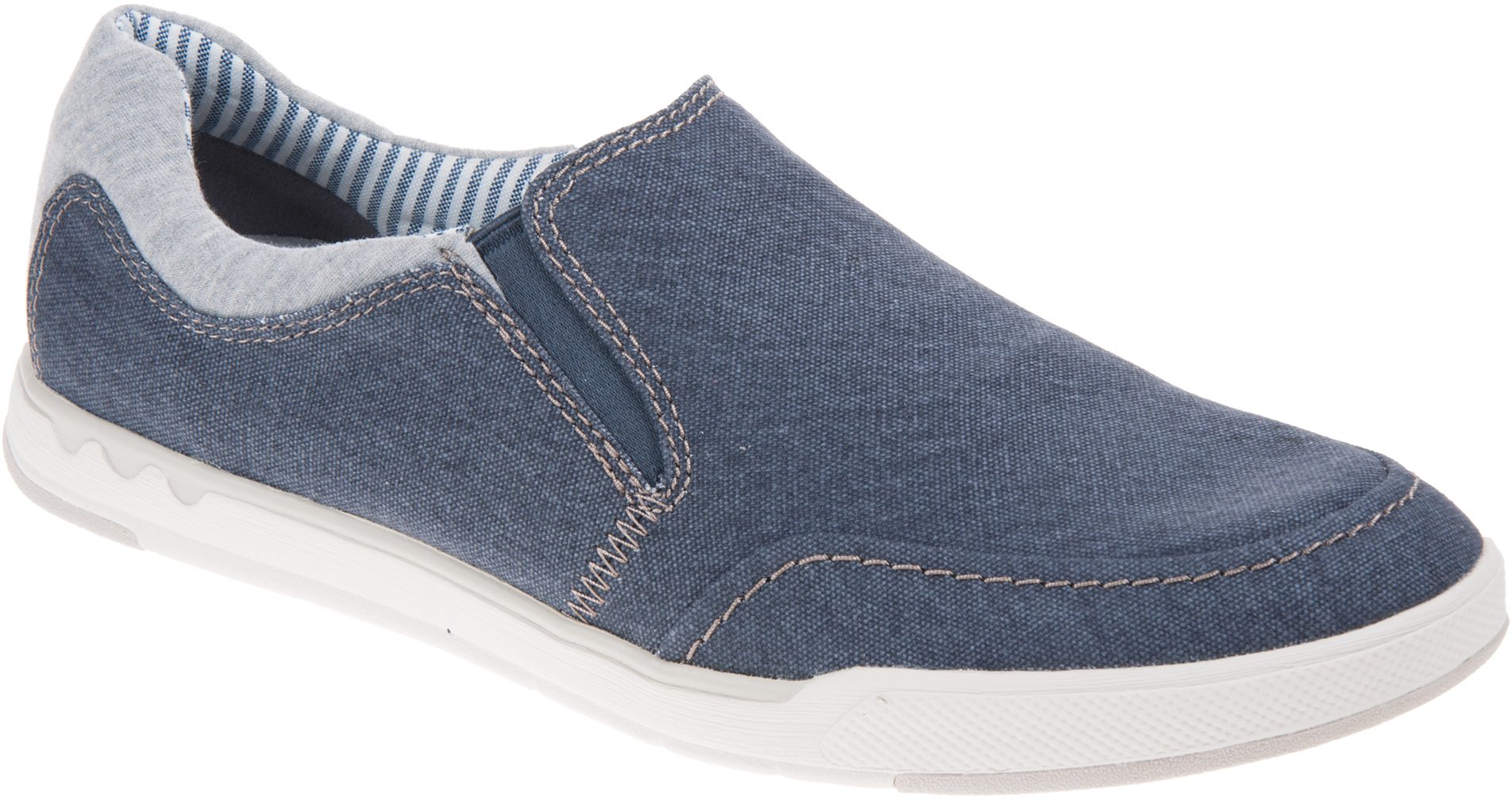 Clarks Step Isle Slip Navy Canvas 26132626 Casual Shoes