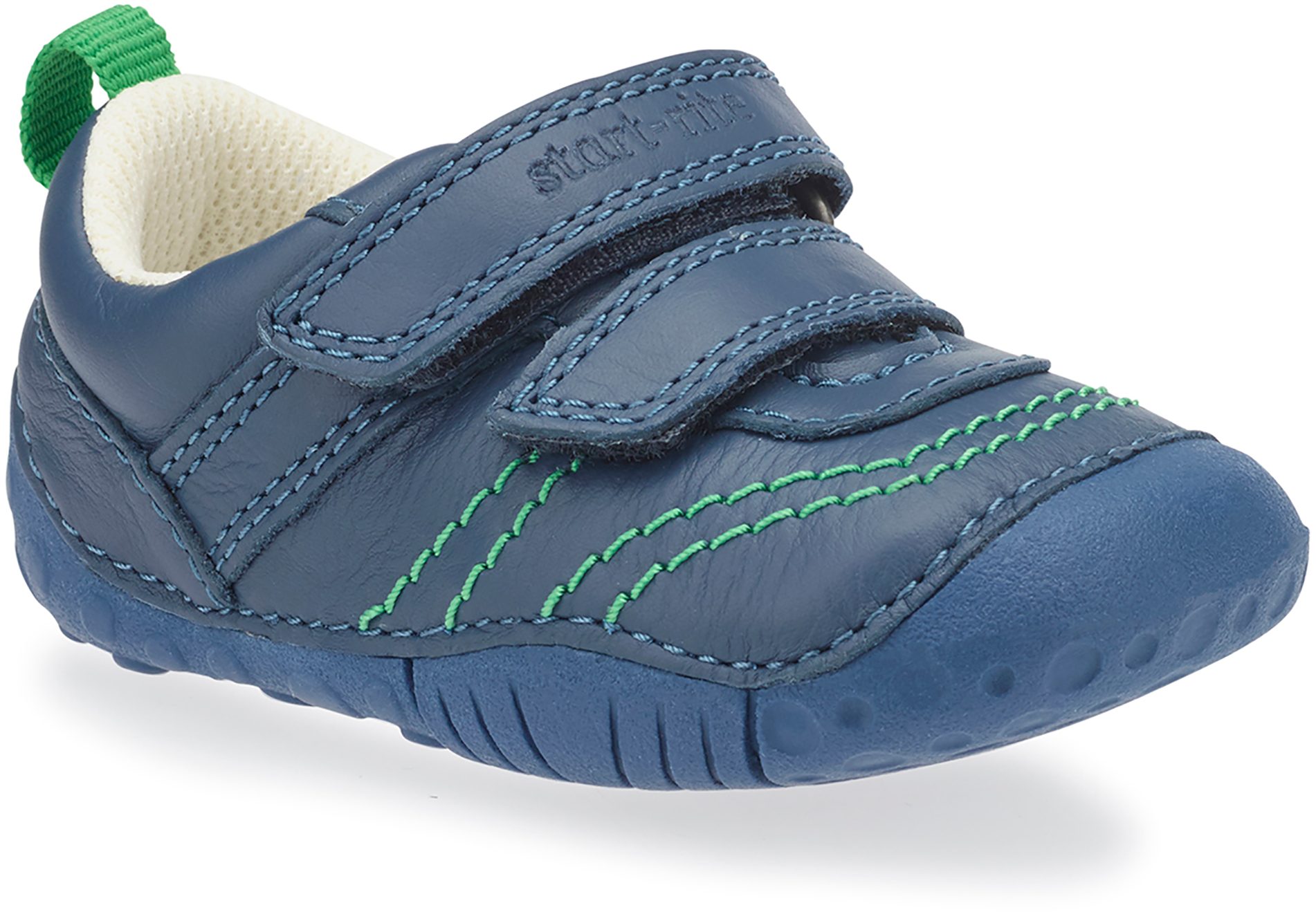 Start-Rite Baby Leo Blue Leather 0747_2 - Boys Shoes - Humphries Shoes