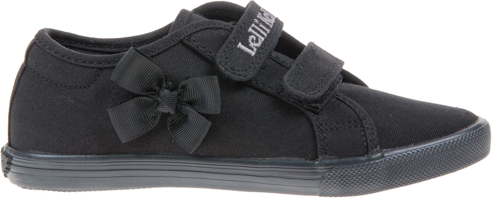 lelli kelly lily canvas plimsolls black