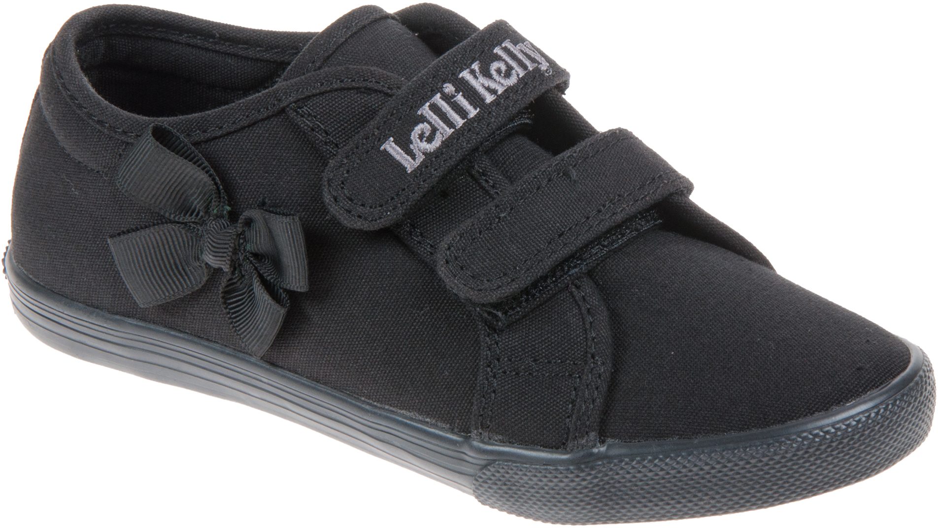 lelli kelly lily canvas plimsolls black