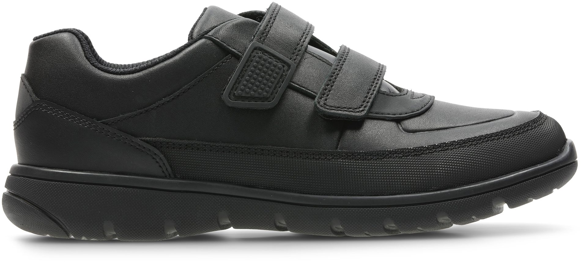venture walk black leather clarks