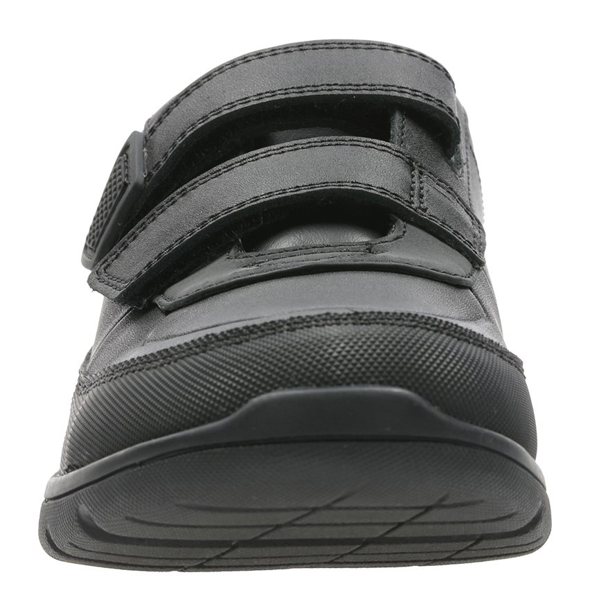 venture walk black leather clarks
