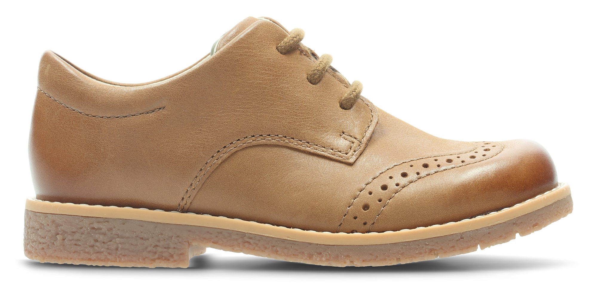 Clarks Comet Heath Tan Leather 26136093 Boys Shoes Humphries Shoes