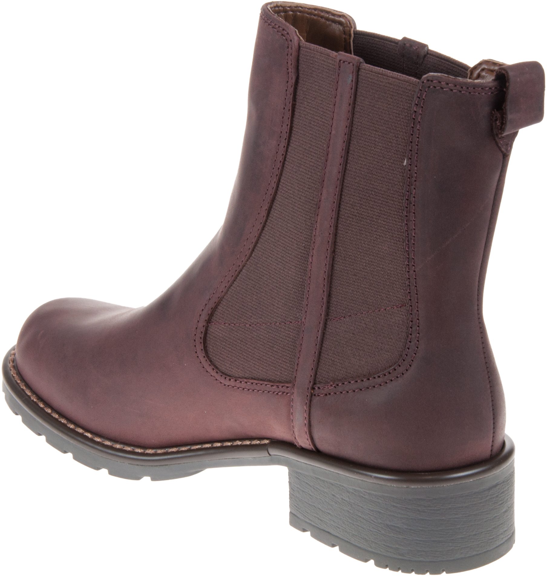 Clarks Orinoco Club Burgundy Leather 26102047 - Ankle Boots - Humphries ...