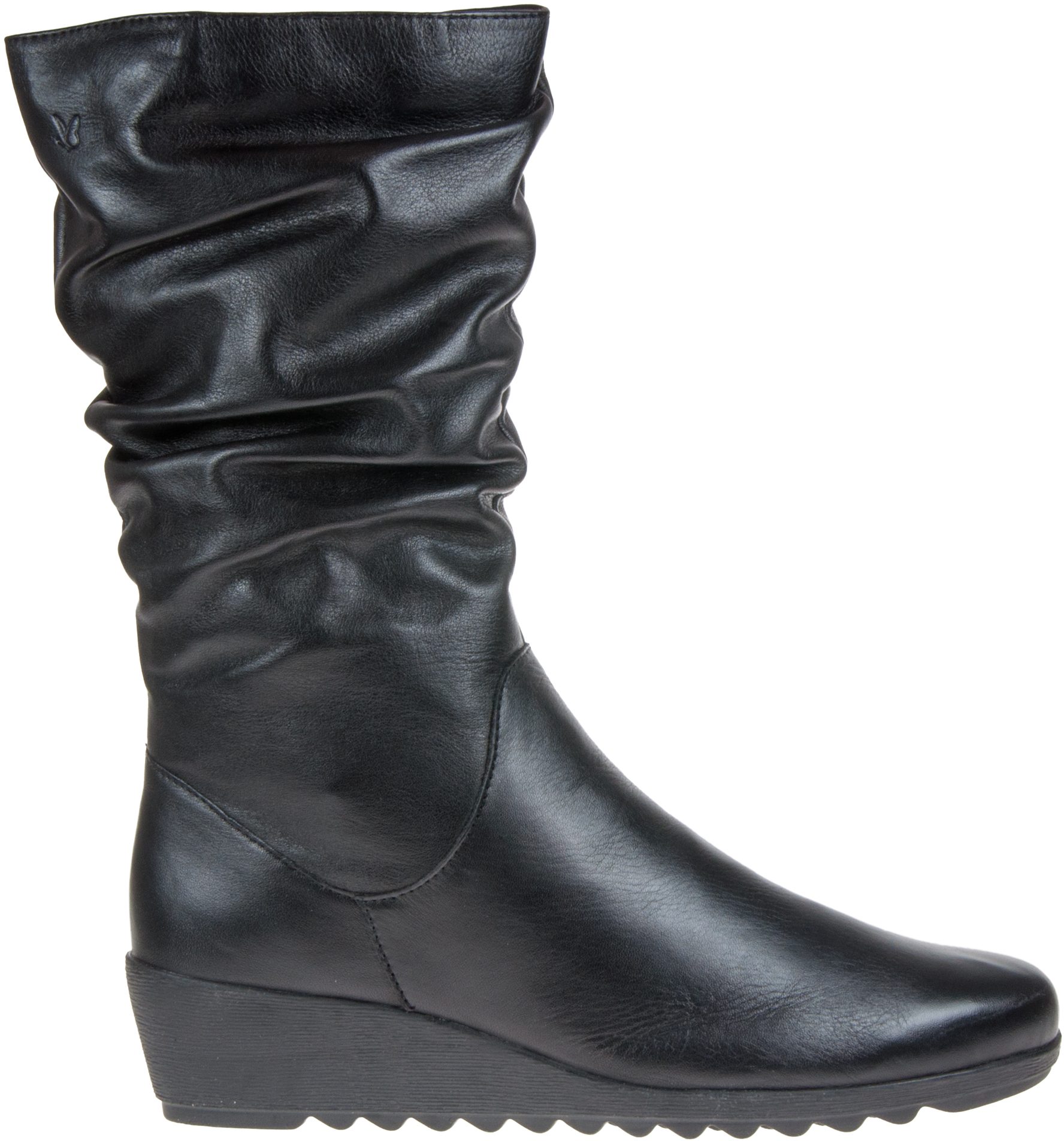 Caprice Bettina 07 Black Nappa 25407-21 022 - Calf Boots - Humphries Shoes