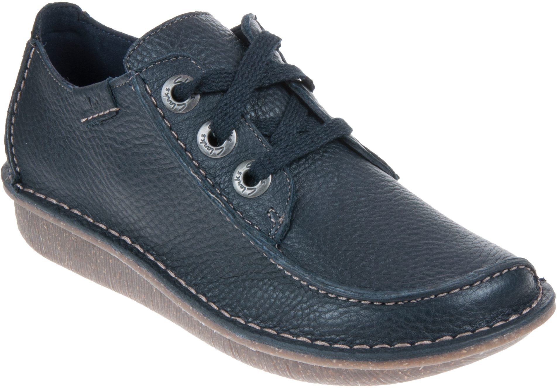 clarks funny dream navy nubuck