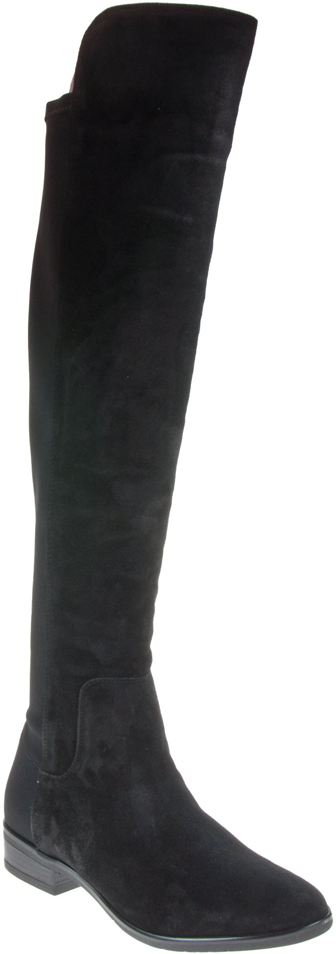 caddy belle black suede boots