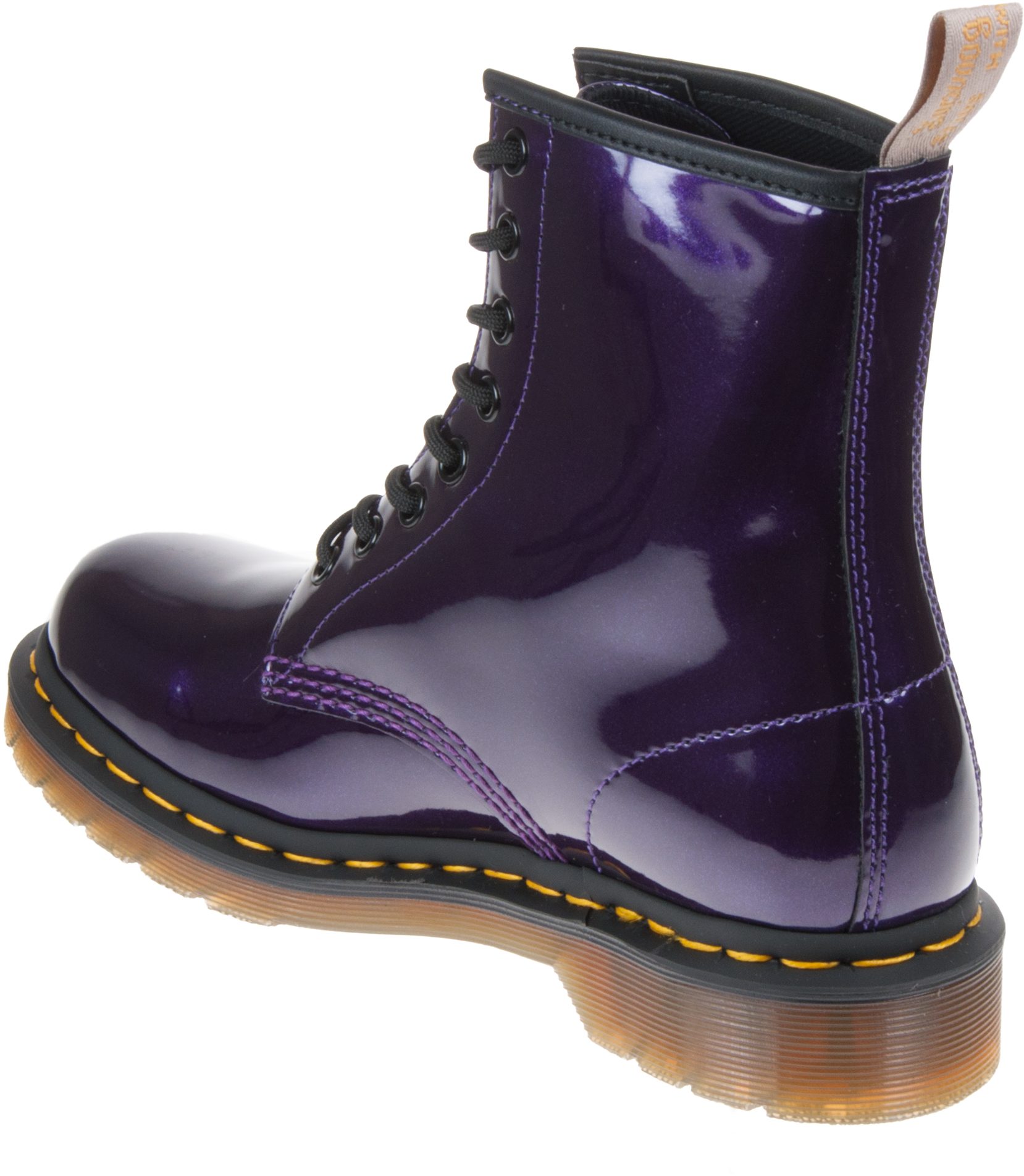 purple chrome doc martens