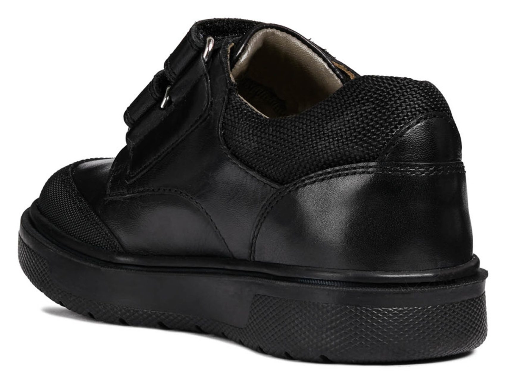 geox black leather riddock