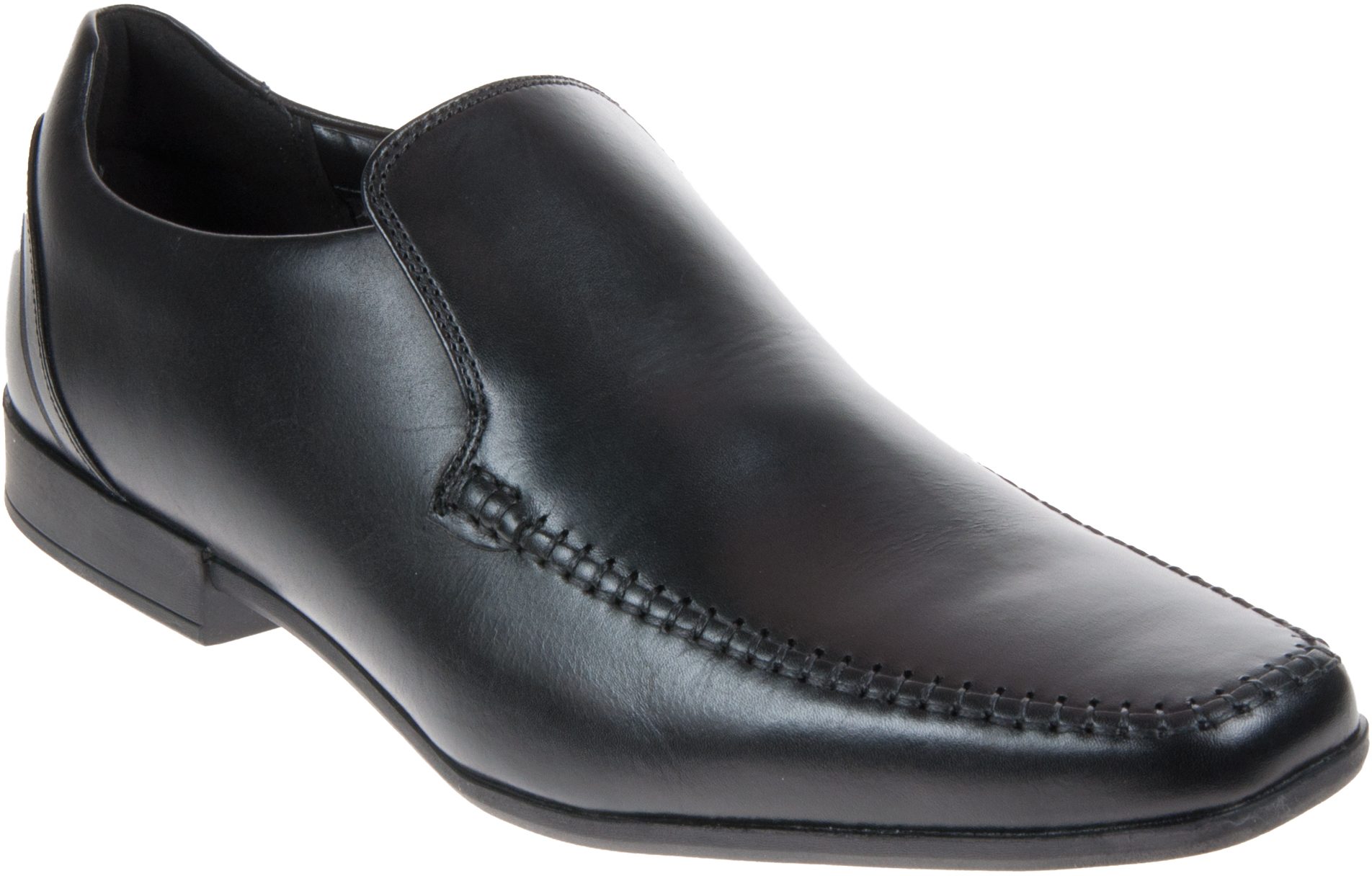 Clarks Glement Seam Black Leather 26135428 Formal Shoes Humphries Shoes
