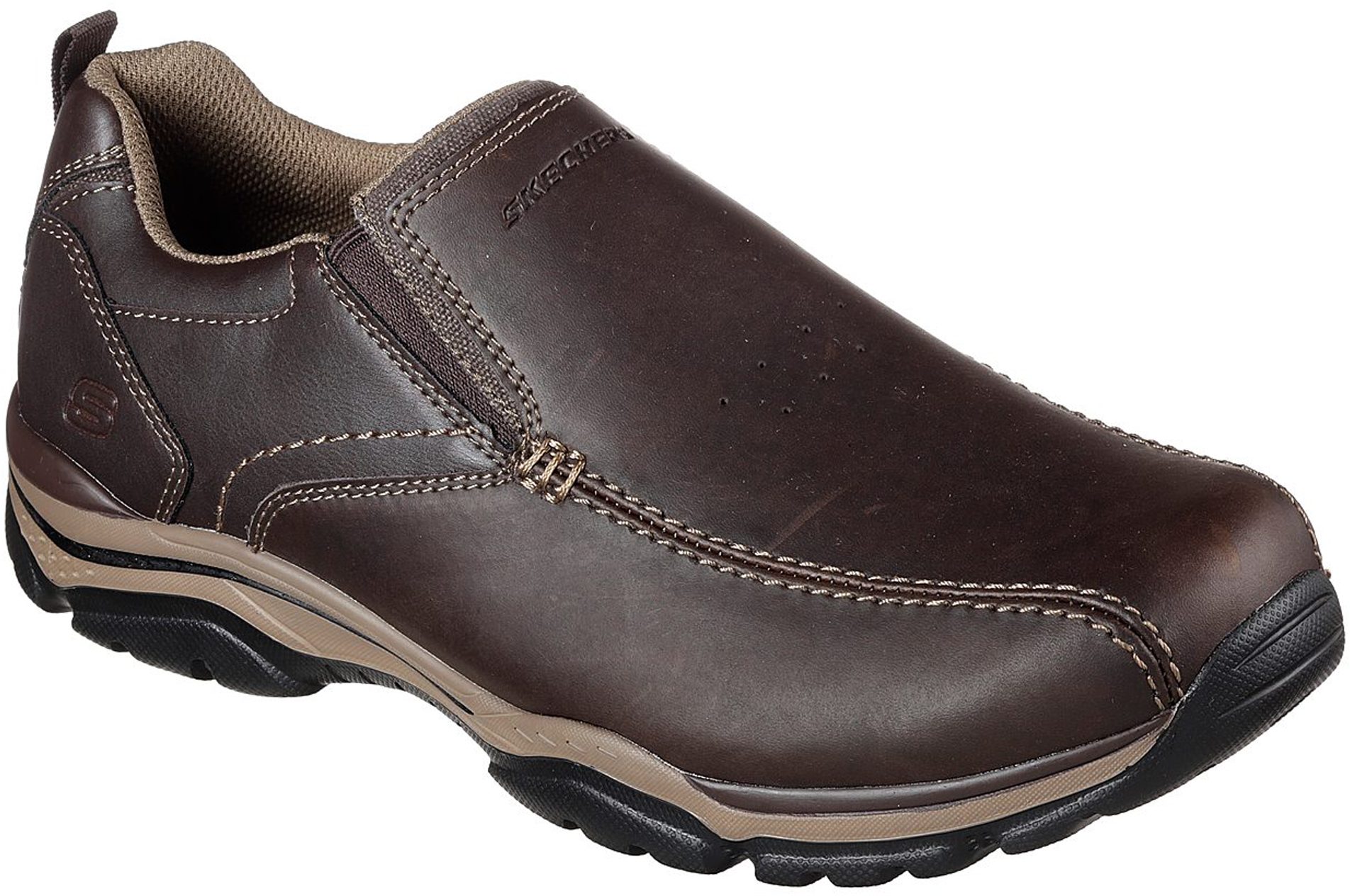 movimiento Tanzania Atrevimiento Skechers Relaxed Fit: Rovato - Venten Dark Brown 65415 DKBR - Casual Shoes  - Humphries Shoes