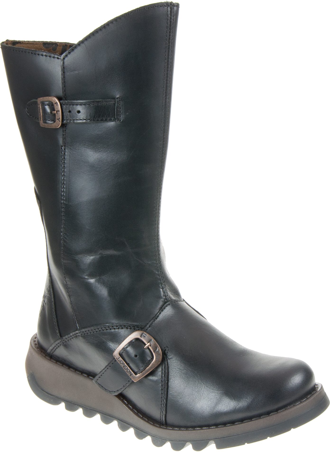 Fly London Mes 2 Black P142913 005 - Calf Boots - Humphries Shoes
