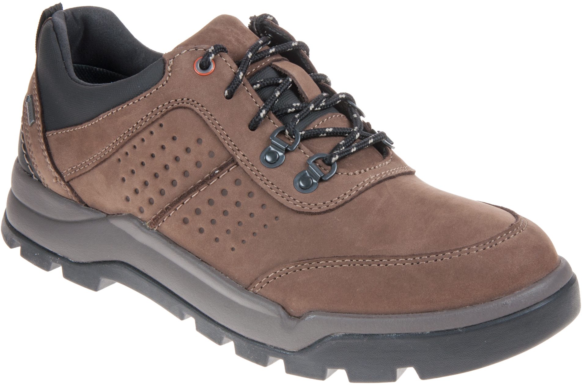 Clarks Un Atlas Lo Gore-Tex Dark Brown Nubuck 26136816 - Casual Shoes ...