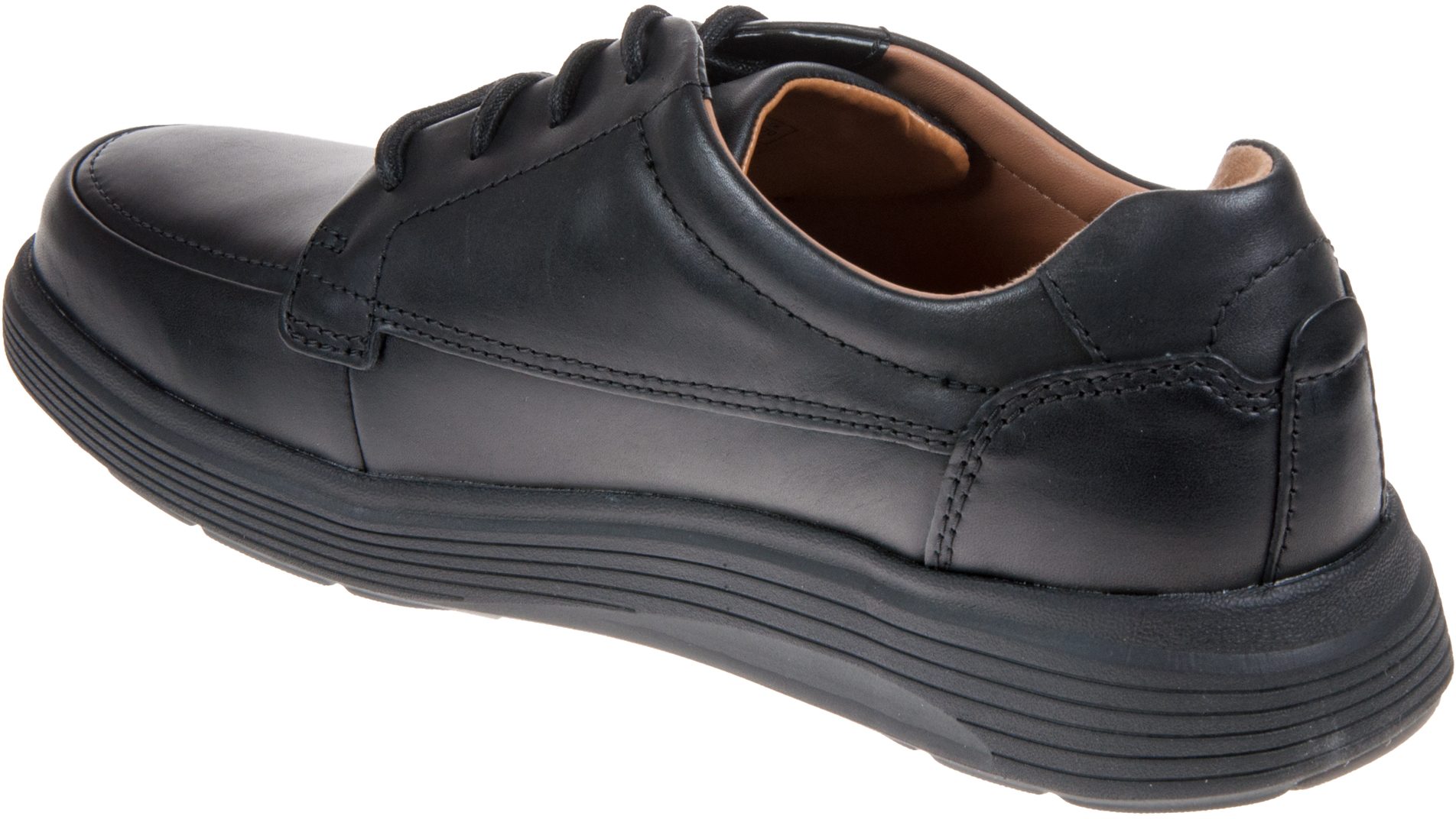 Clarks Un Abode Ease Black Leather 26136984 - Casual Shoes - Humphries ...
