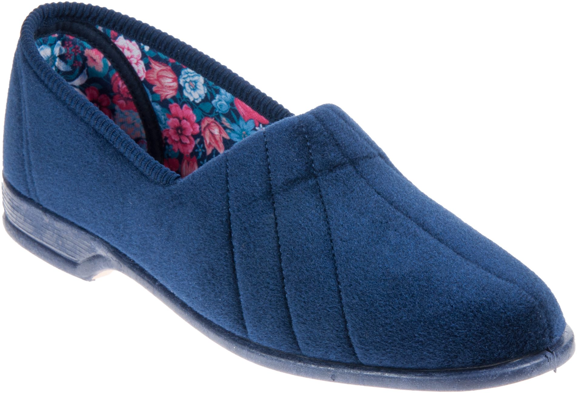 Sleepers Audrey Navy Blue LS392 NCK Full Slippers Humphries Shoes