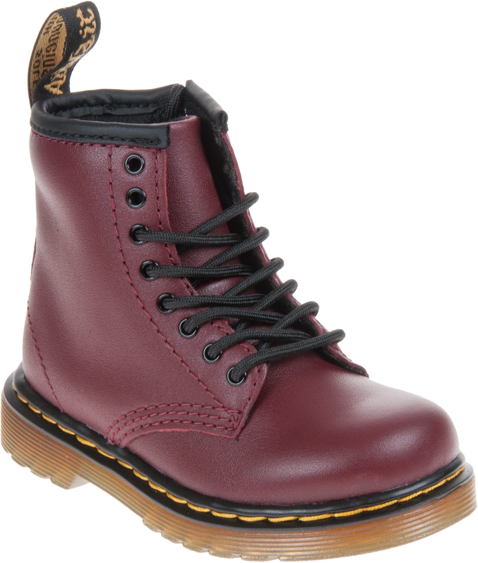 kids red dr martens