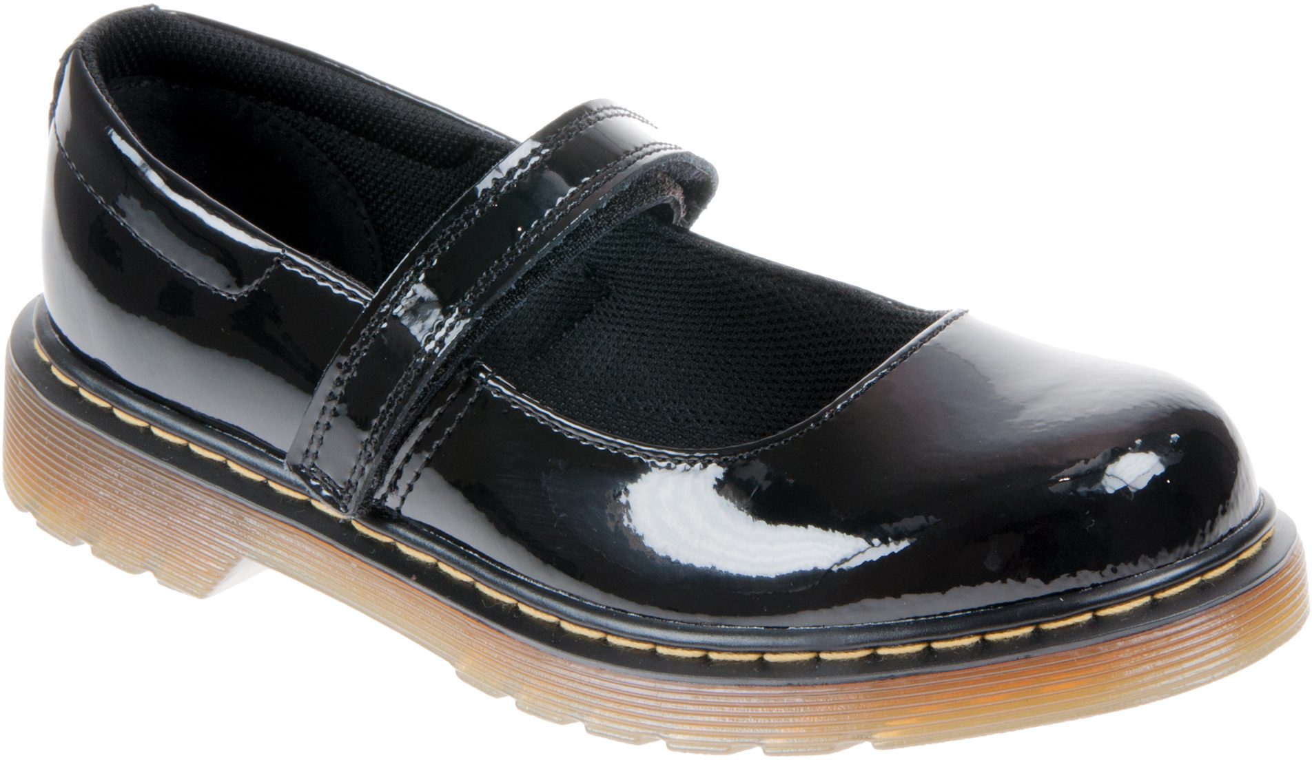 Dr. Martens Maccy Youth Black Patent Lamper 22002001 Girls School