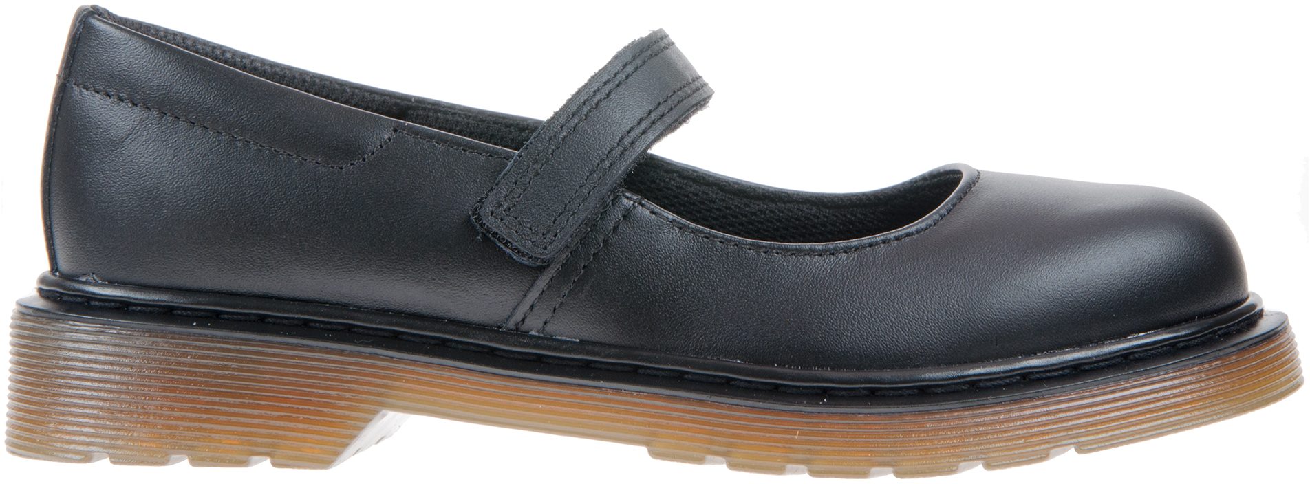 Dr. Martens Maccy Youth Black Softy Girls School Shoes Humphries Shoes