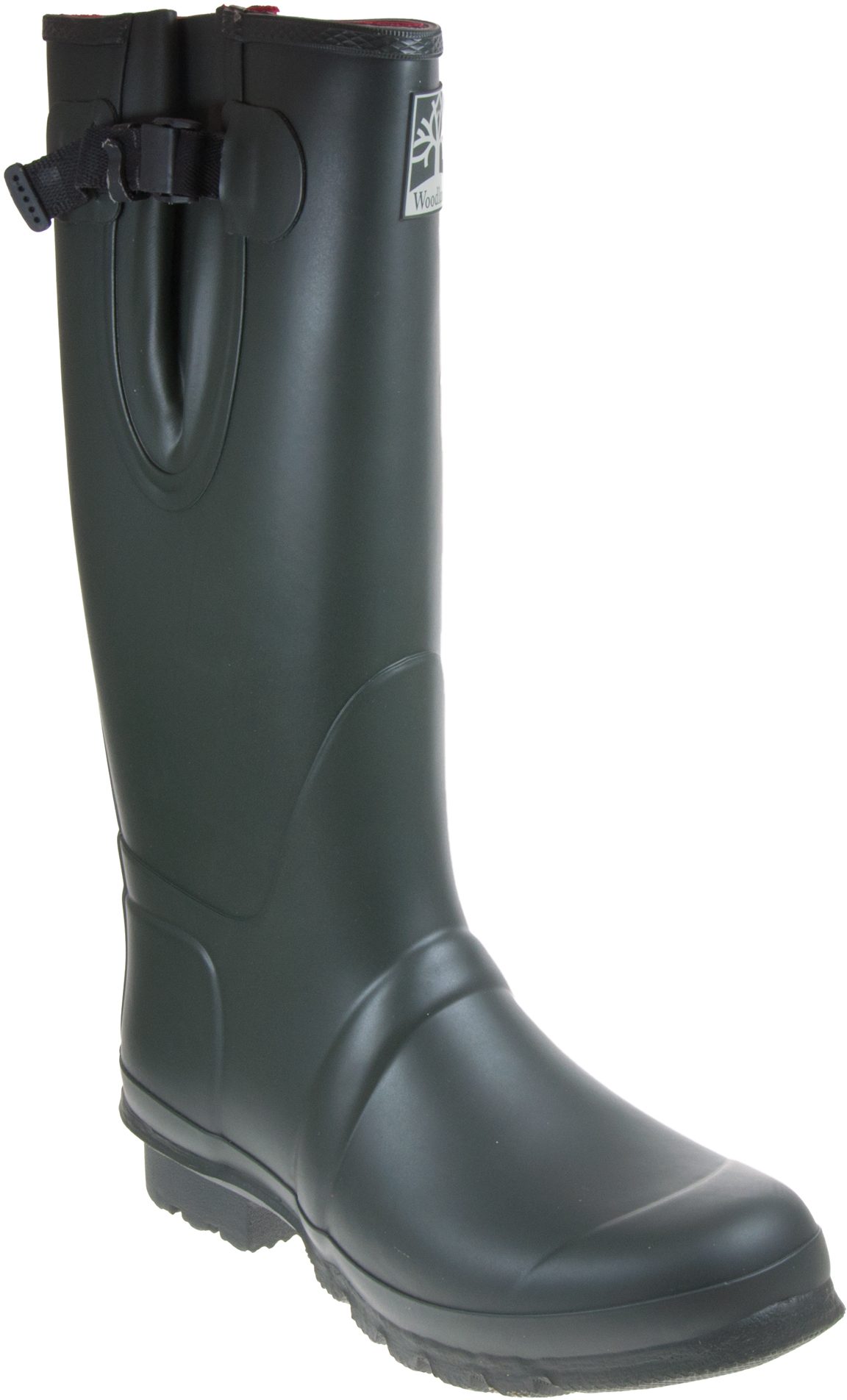 Size 7 Woodland W258E Dark Olive Green Wellington Boots 