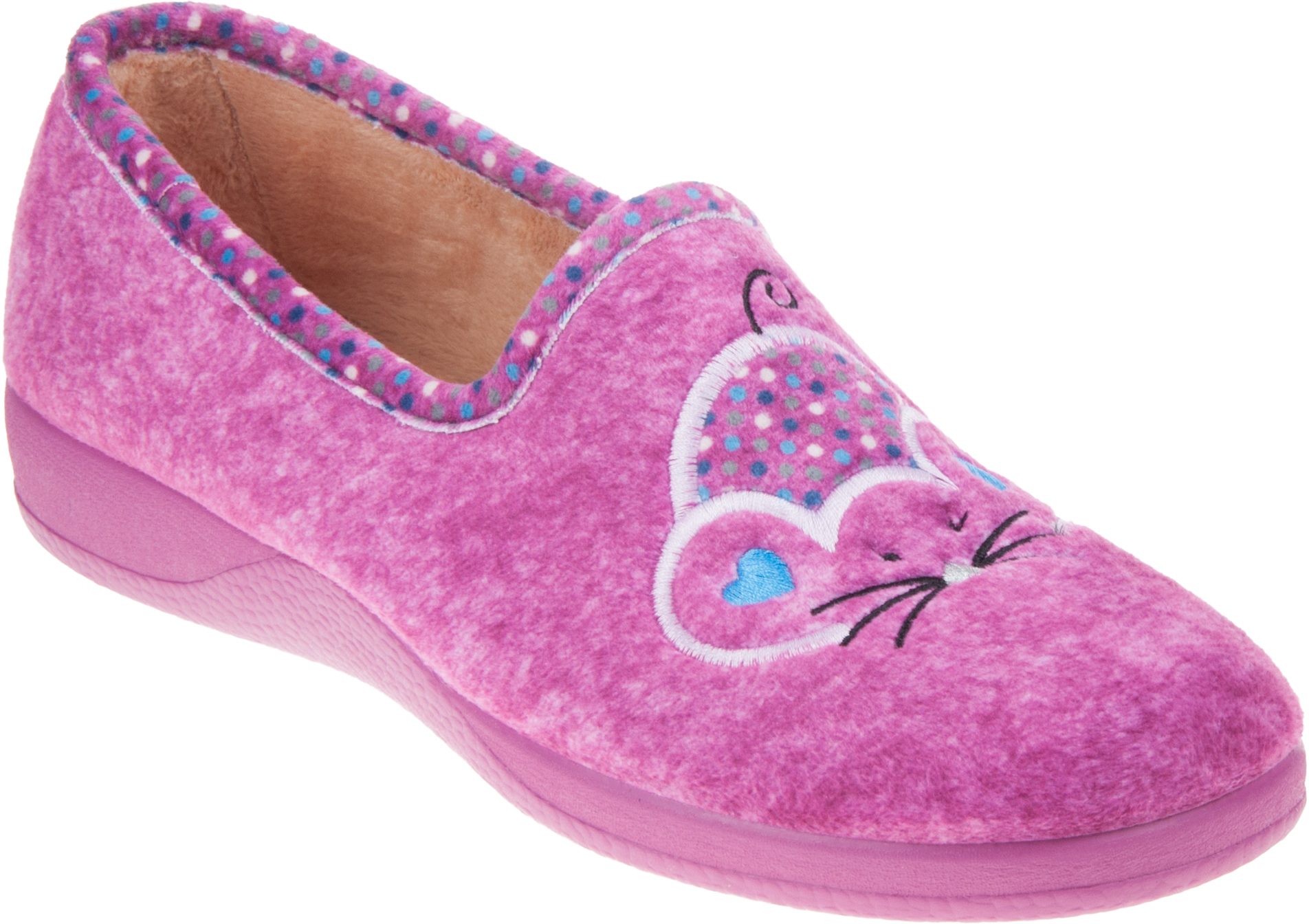 DeValverde 137 Pink 137 Full Slippers Humphries Shoes
