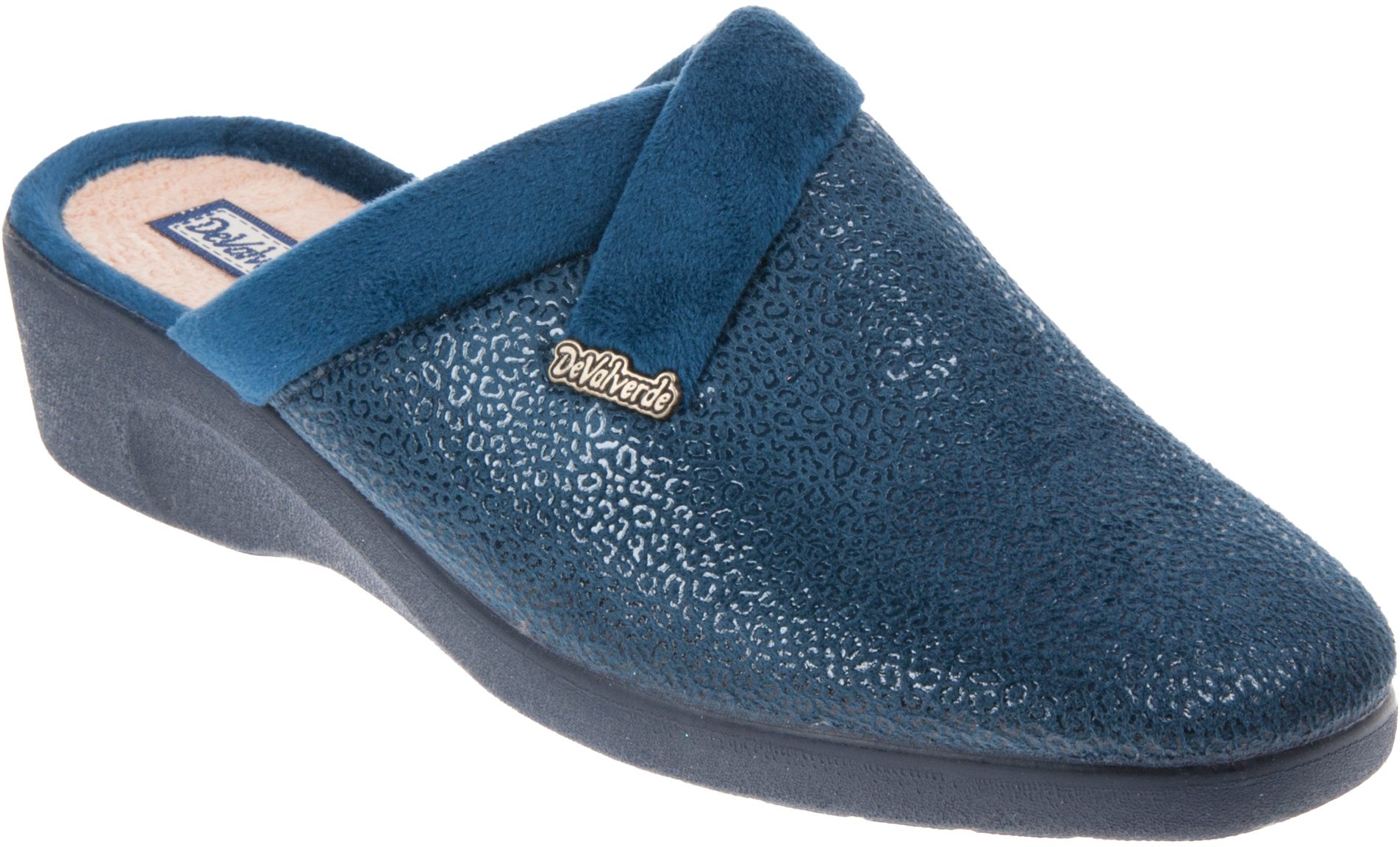 DeValverde Jaguar Navy 213 - Mule Slippers - Humphries Shoes