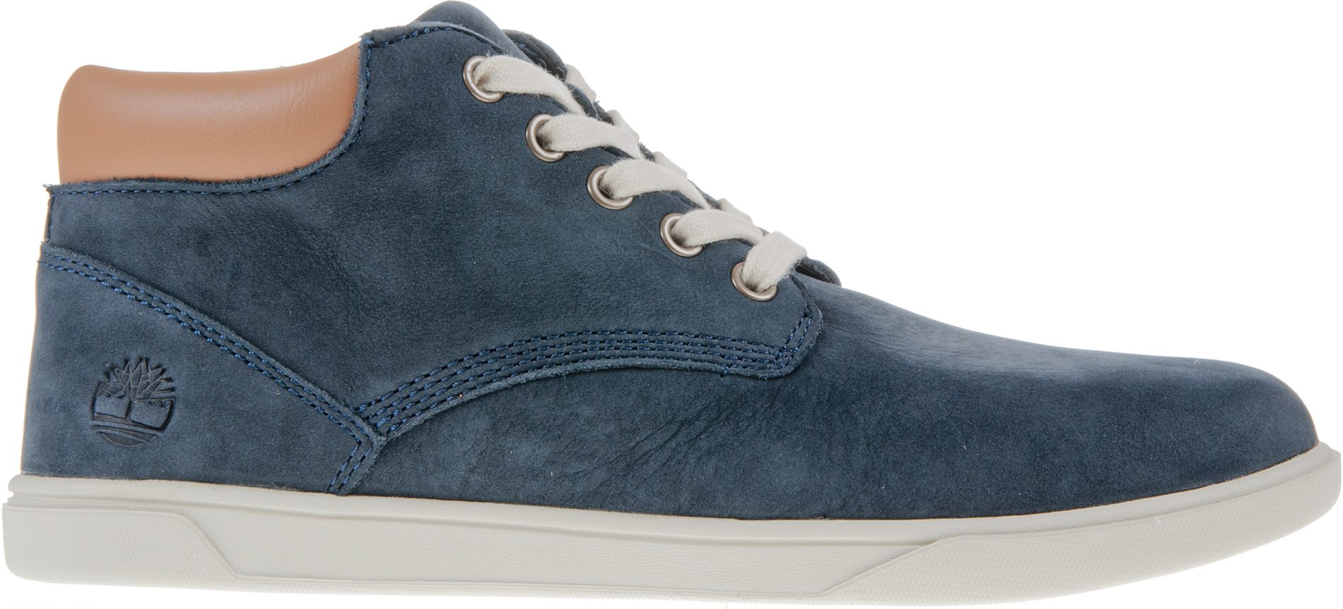 Timberland Groveton Leather Chukka Junior Blue Nubuck 6093B Boys Boots Humphries Shoes