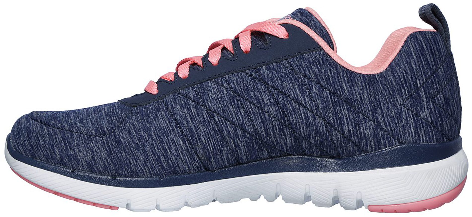Skechers Flex Appeal 3.0 - Insiders Navy / Coral 13067 NVCL - Womens Trainers - Humphries Shoes