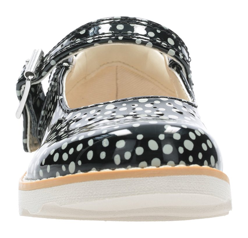 Mocassins Clarks Crown Jump Pour Fille - En Cuir - Boucle Décorative - Confortables Et Style